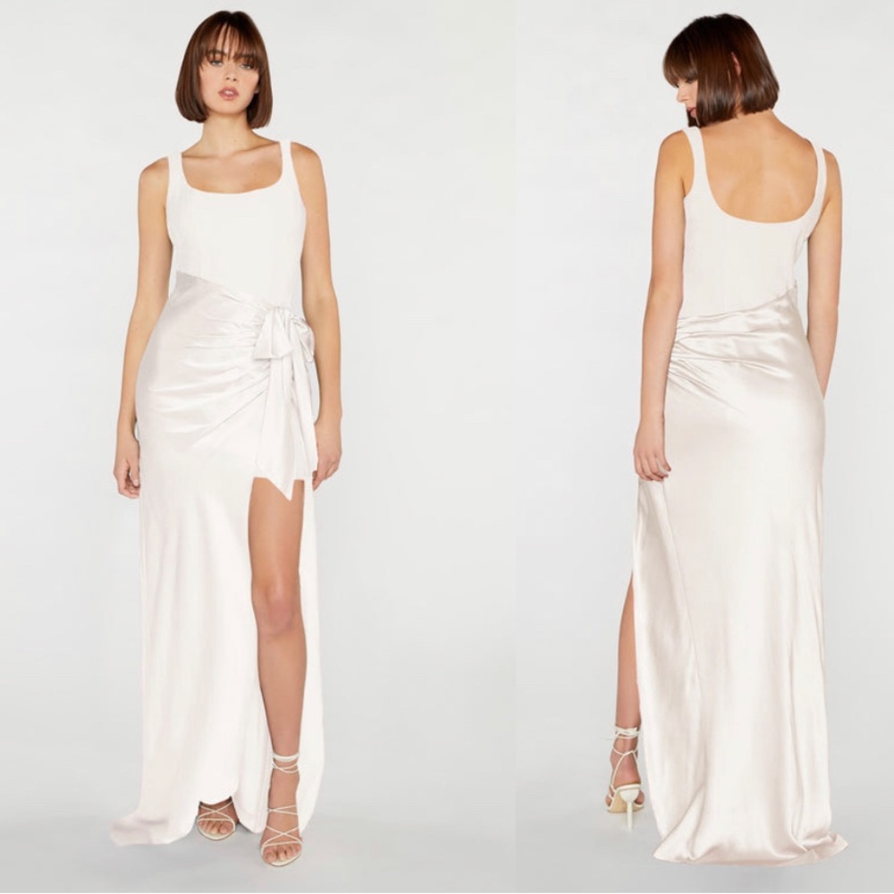 NWT Cinq à Sept Marian Draped Gown SIZE 6 $695